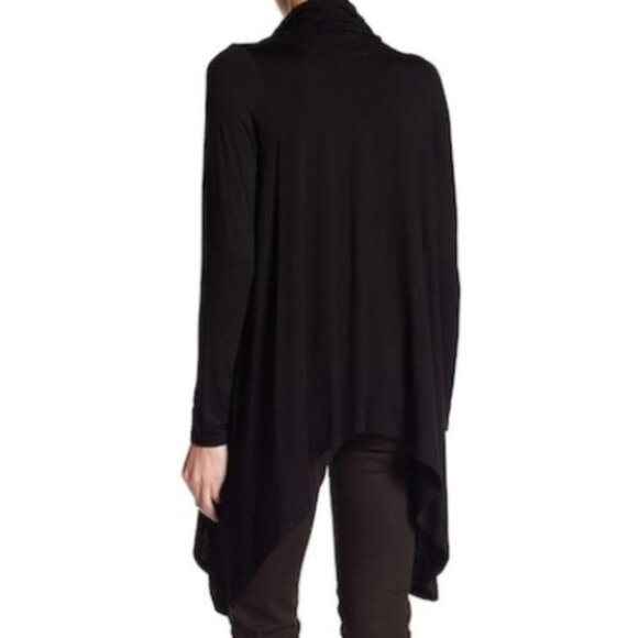 Black Tunic Top MADE IN USA - Picture 3 of 4